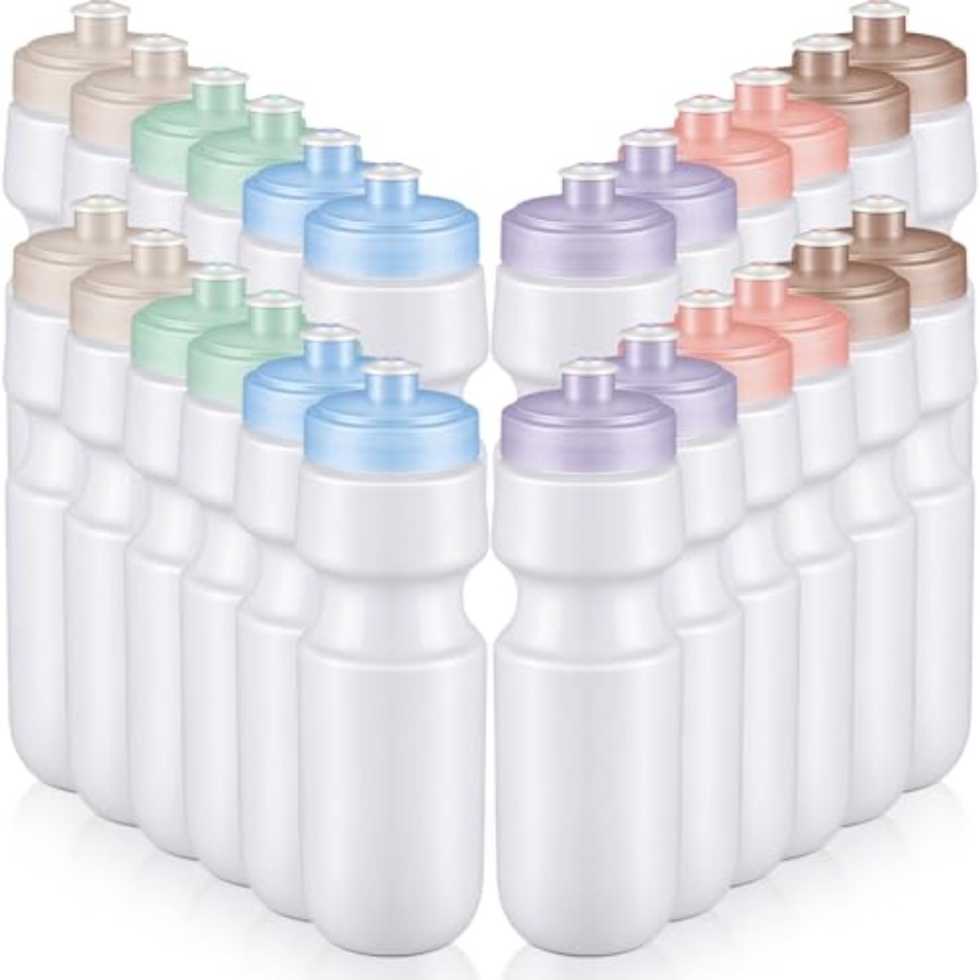 Water Bottle Blank - 24 Pcs Sports Water Bottles Bulk