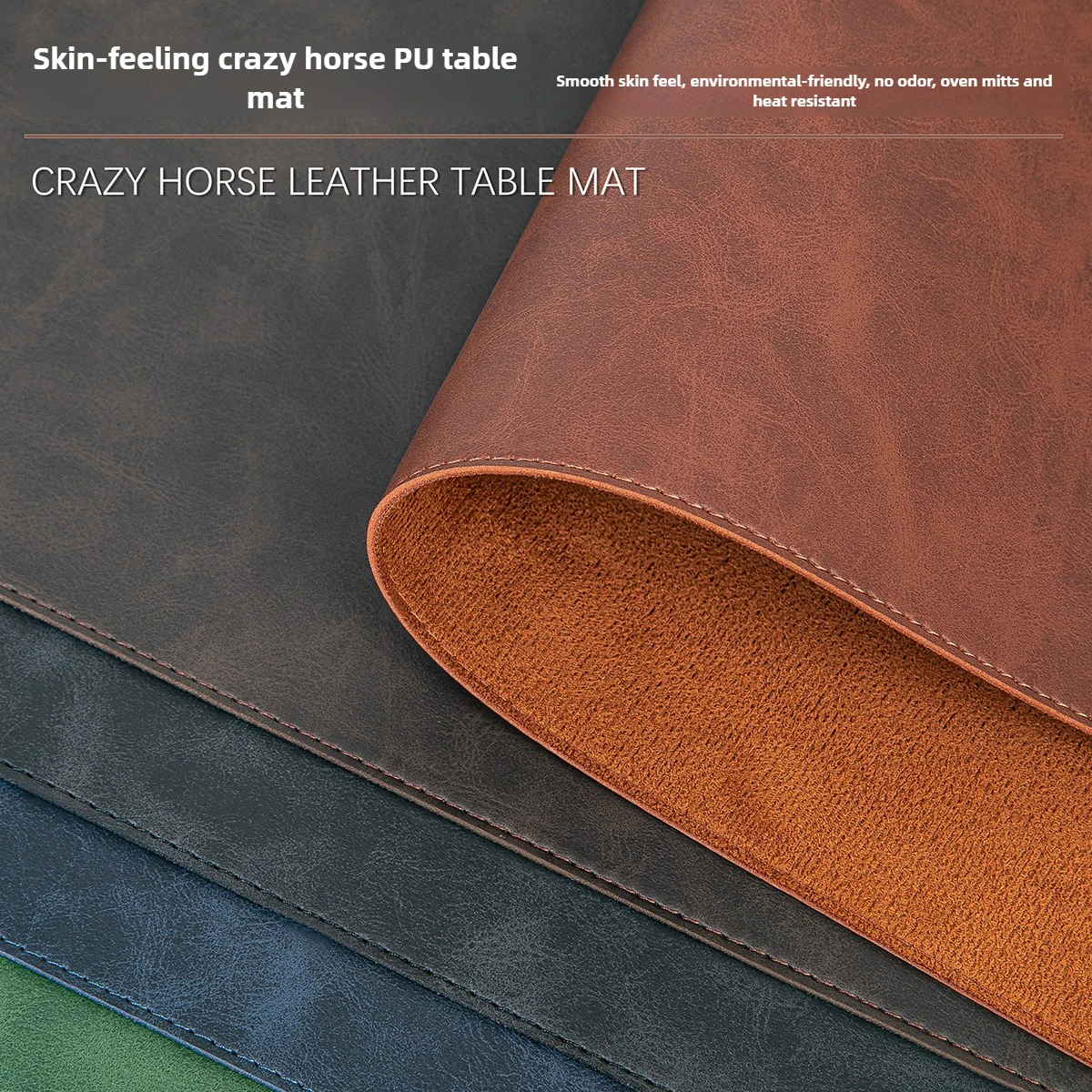 Mouse Pad Blank Sublimation - Desk Pad Waterproof PU Mouse Pad