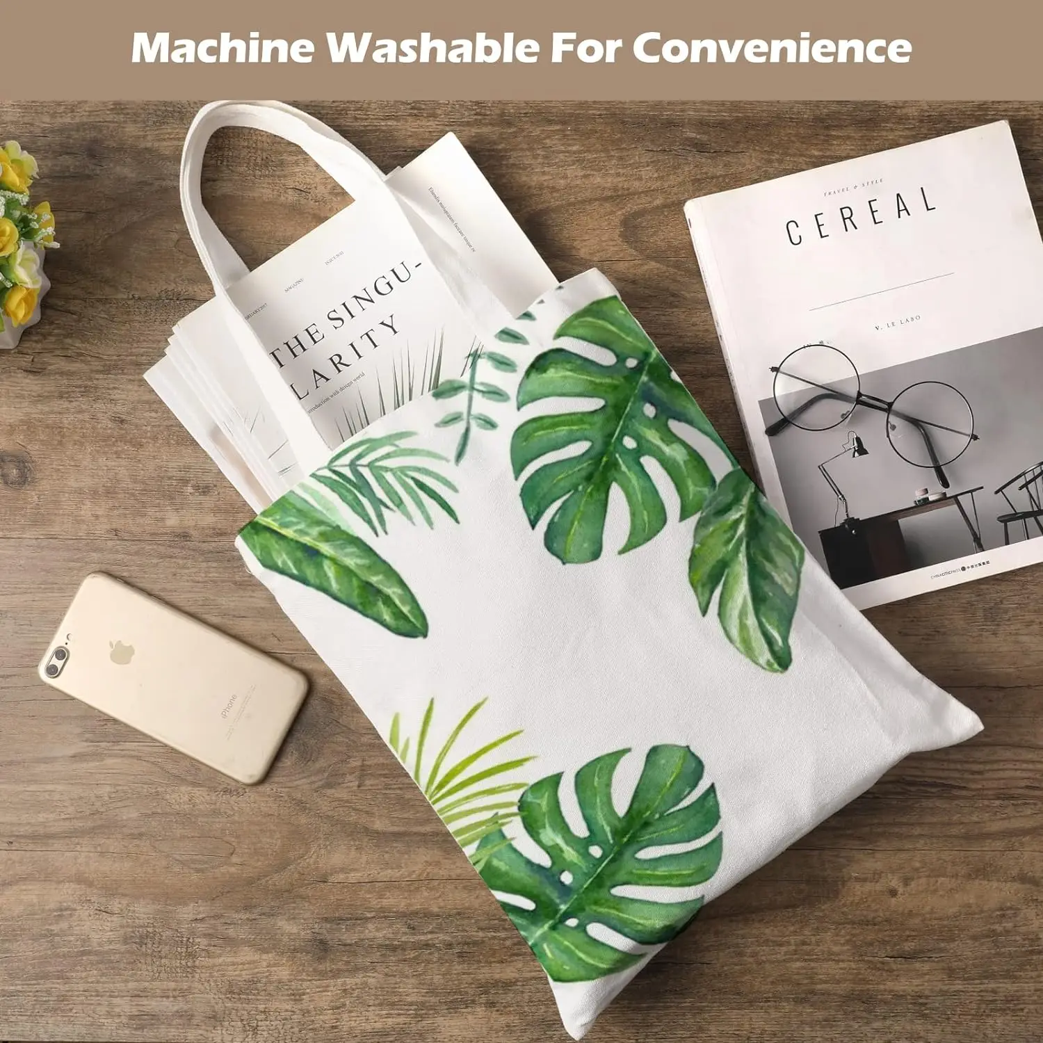 6pcs White Canvas Tote Bags, S - Tote Bag Sublimation のレビューと価格