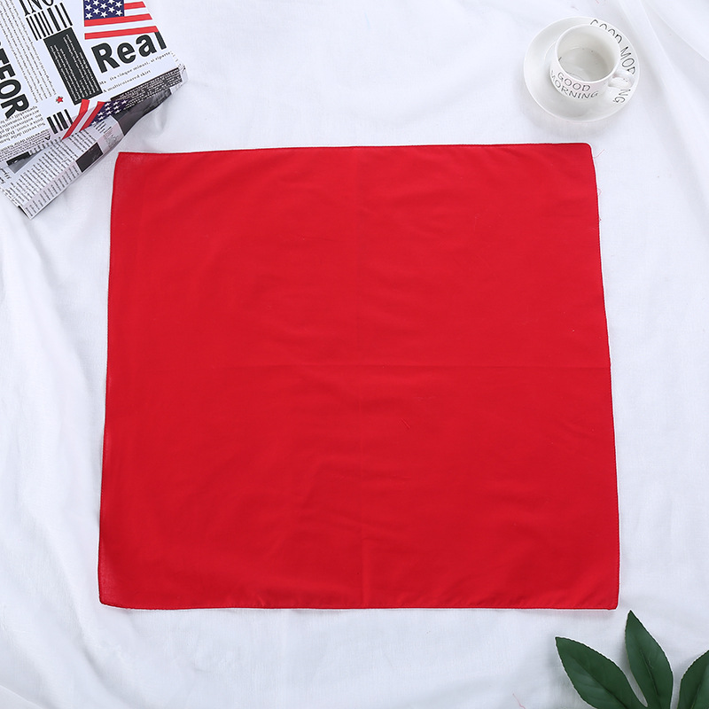 Headscarf Cotton Solid Color R - Bandana Blank White のレビューと価格