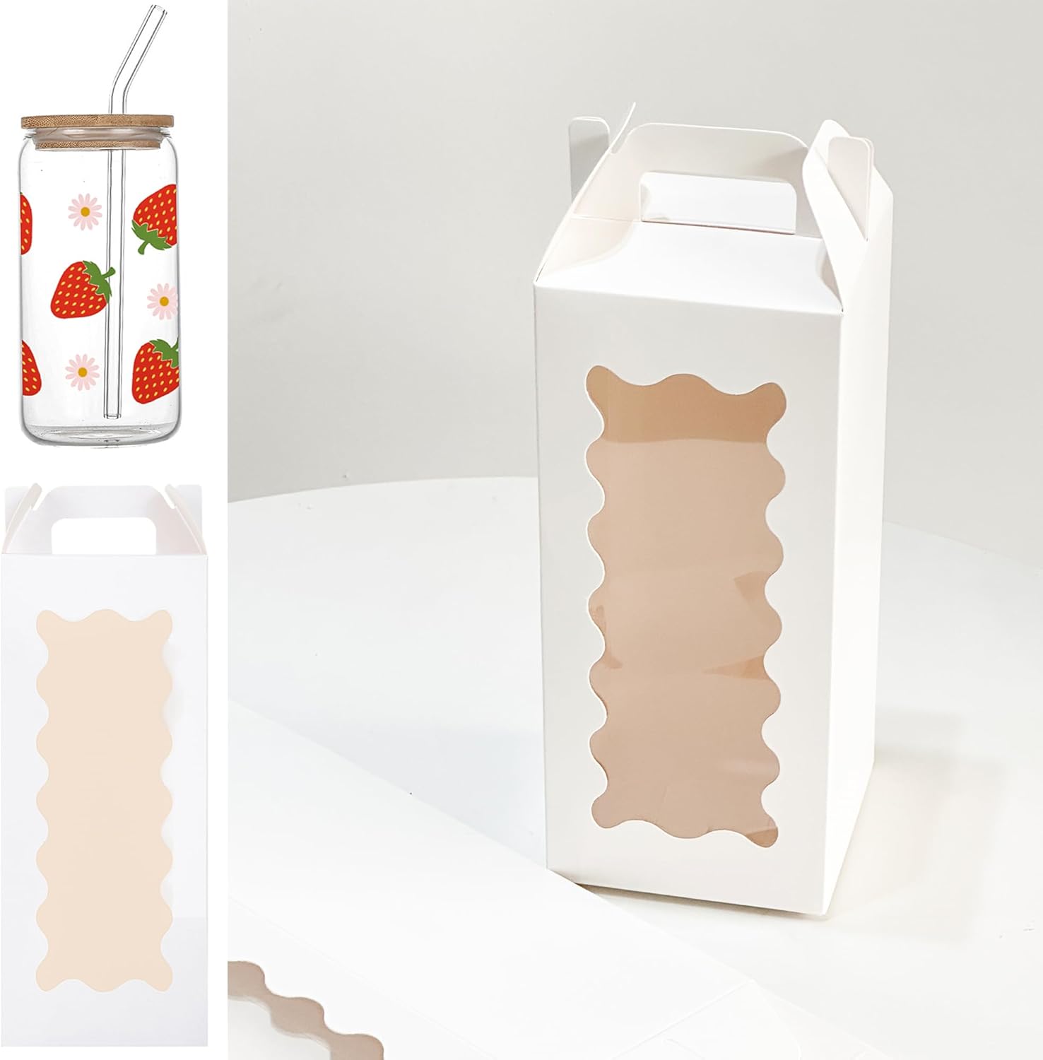 25 Pack Tumbler Gift Boxes wit - Tumbler 20Oz White のレビューと価格