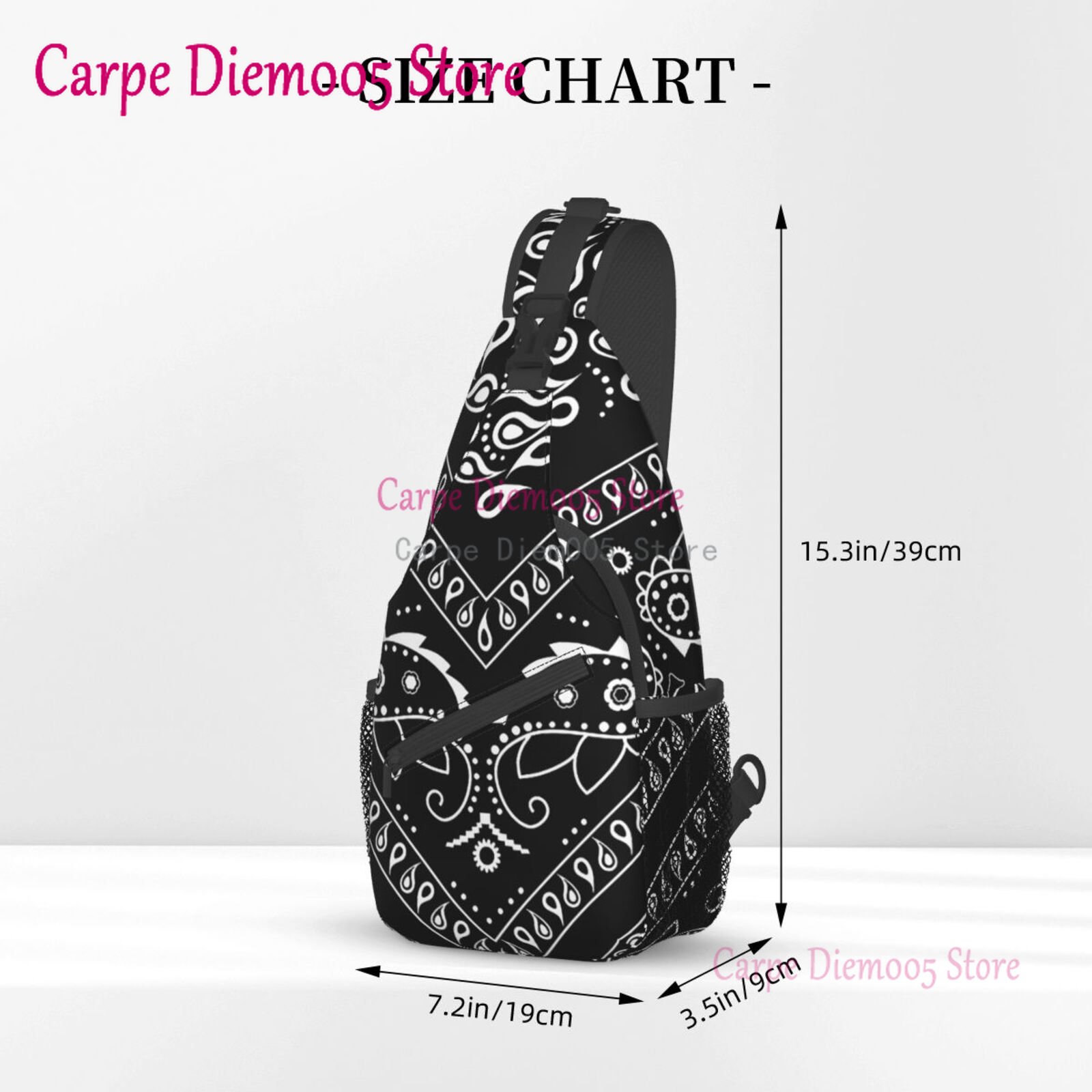 Black And White Paisley Chican - Bandana Blank White のレビューと価格