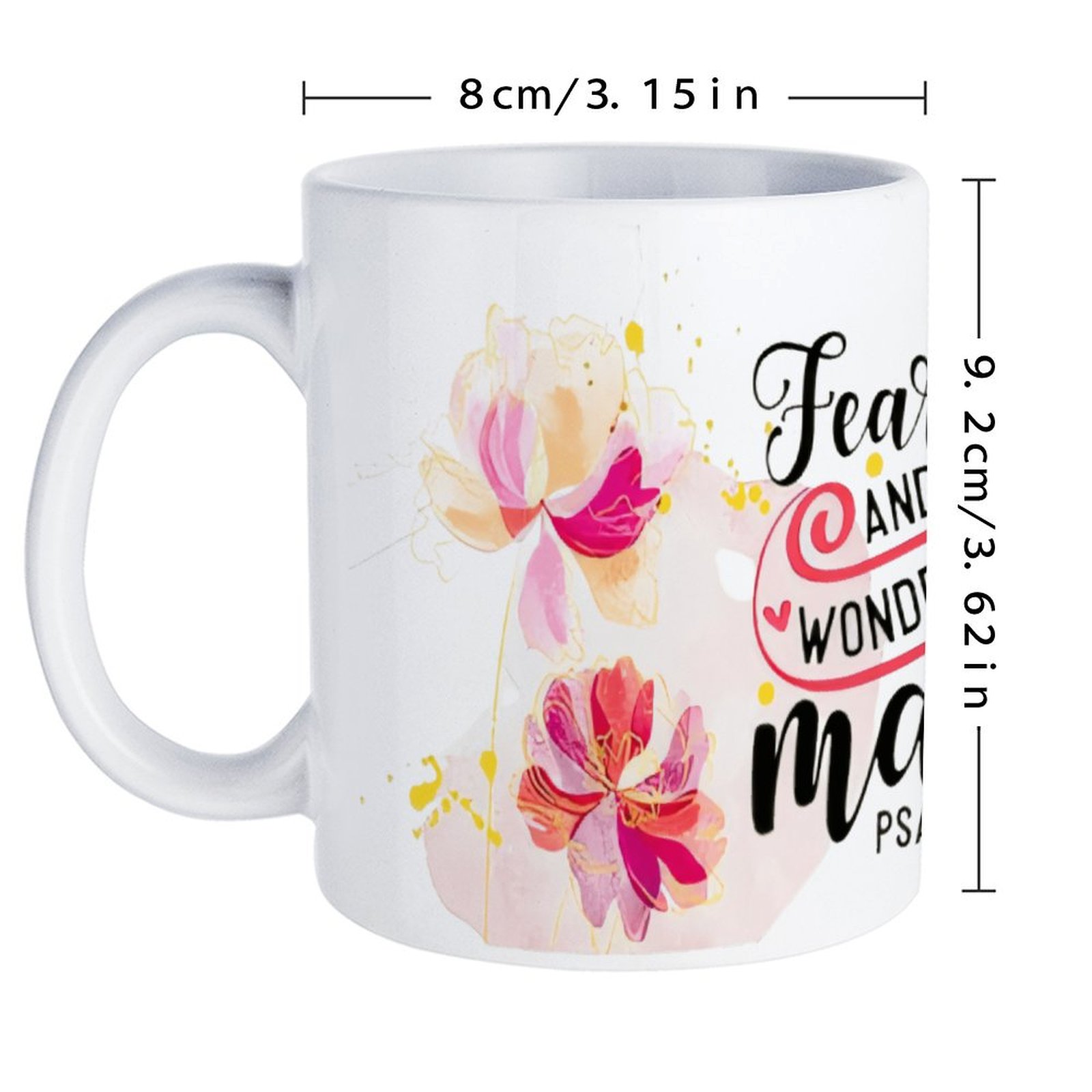 Fearfully And Wonderfully Made - Sublimation Mug White のレビューと価格