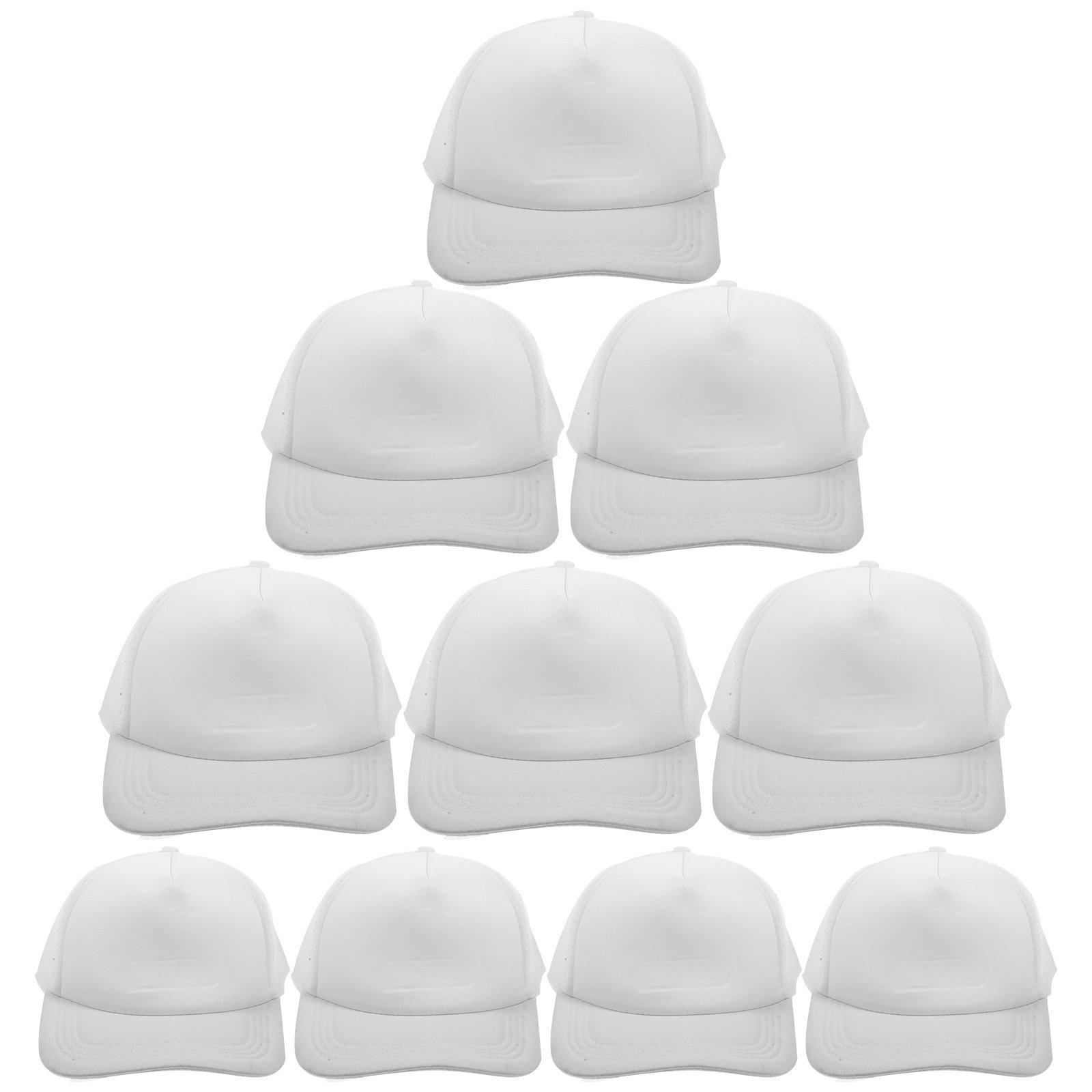 10Pcs Blank Baseball Caps Mesh - Hat Sublimation Blank のレビューと価格