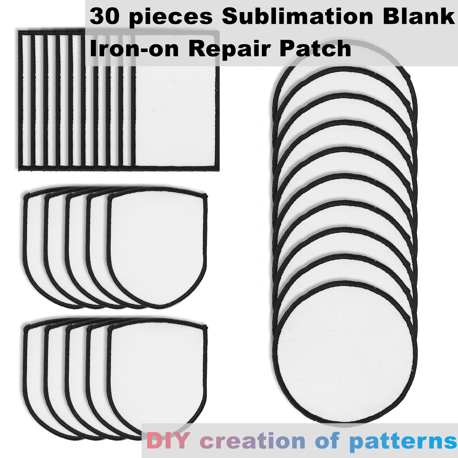 30Pcs/Lot Sublimation Blank Ir - Hat Sublimation Blank のレビューと価格