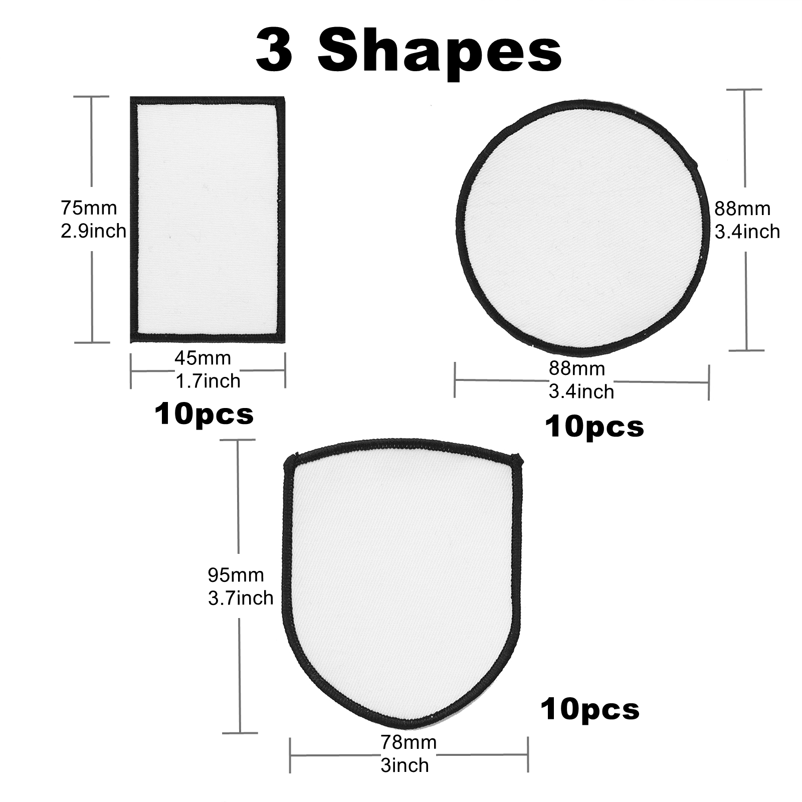 30Pcs/Lot Sublimation Blank Ir - Hat Sublimation Blank のレビューと価格
