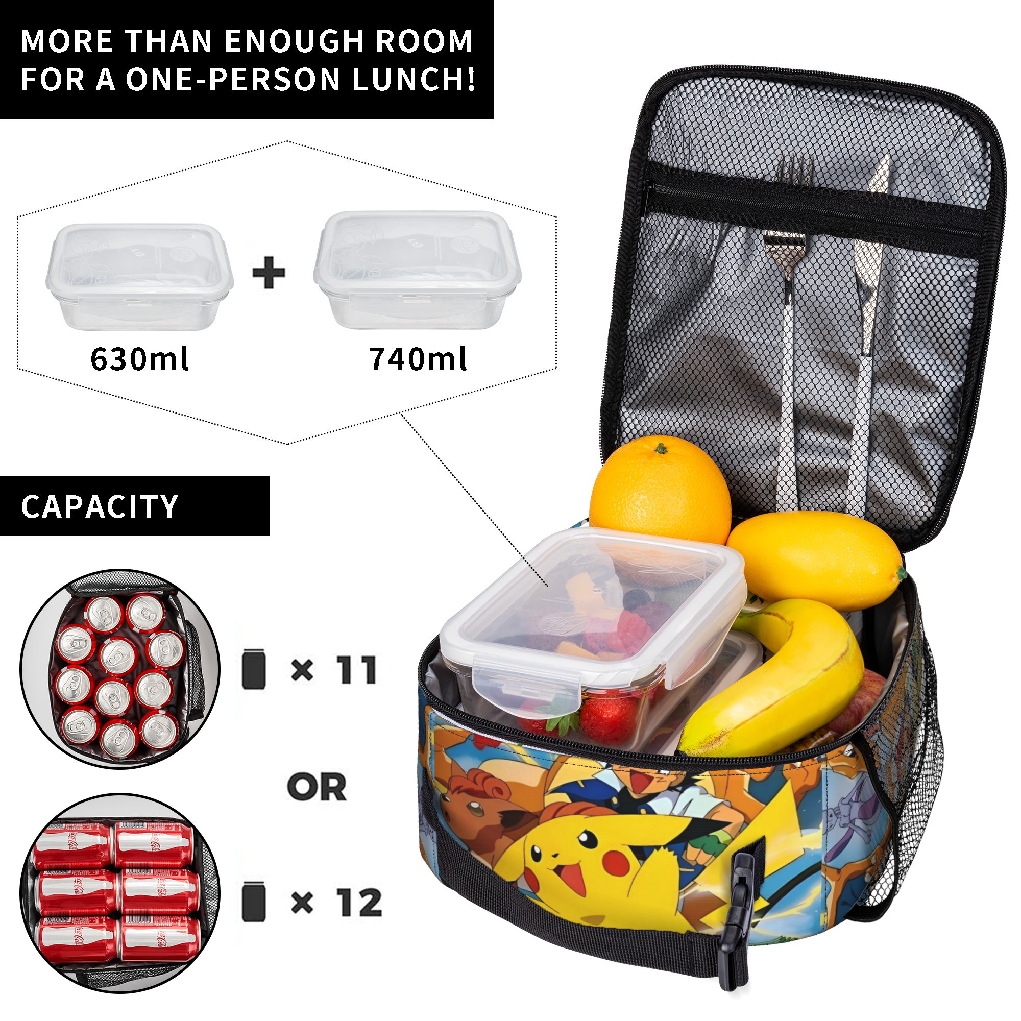 Cute Cartoon Manga Poke-Mon In - Tote Bag Sublimation のレビューと価格