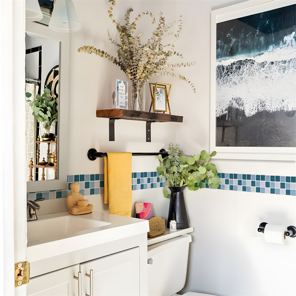 Blue Mosaic Self-Adhesive Base - Ceramic Tile Blank のレビューと価格