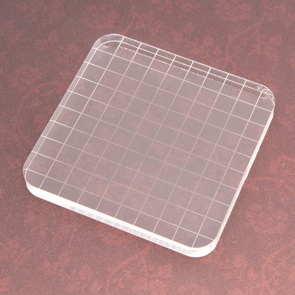Clear Acrylic Stamp Block Use  - Photo Acrylic Block のレビューと価格