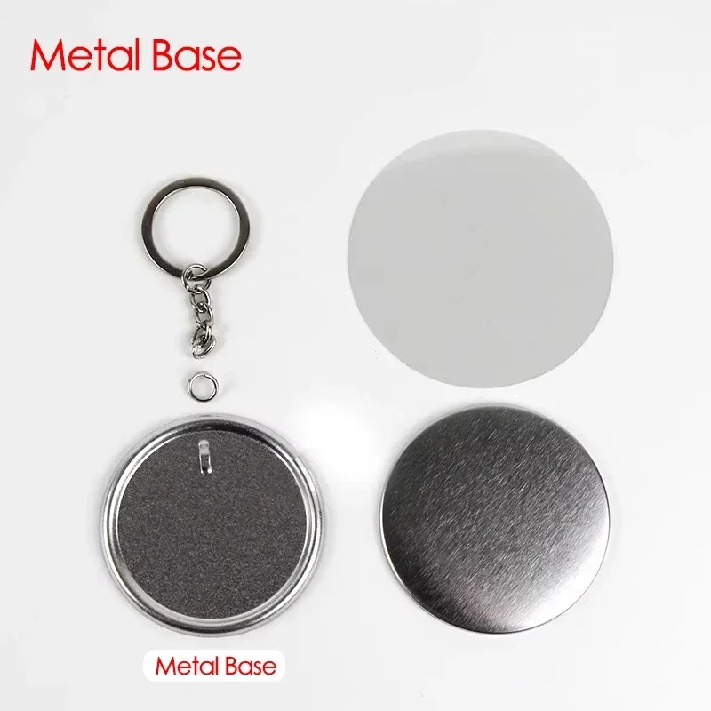 100PCS 44mm 58mm Keychains Bad - Button Badge Blank のレビューと価格
