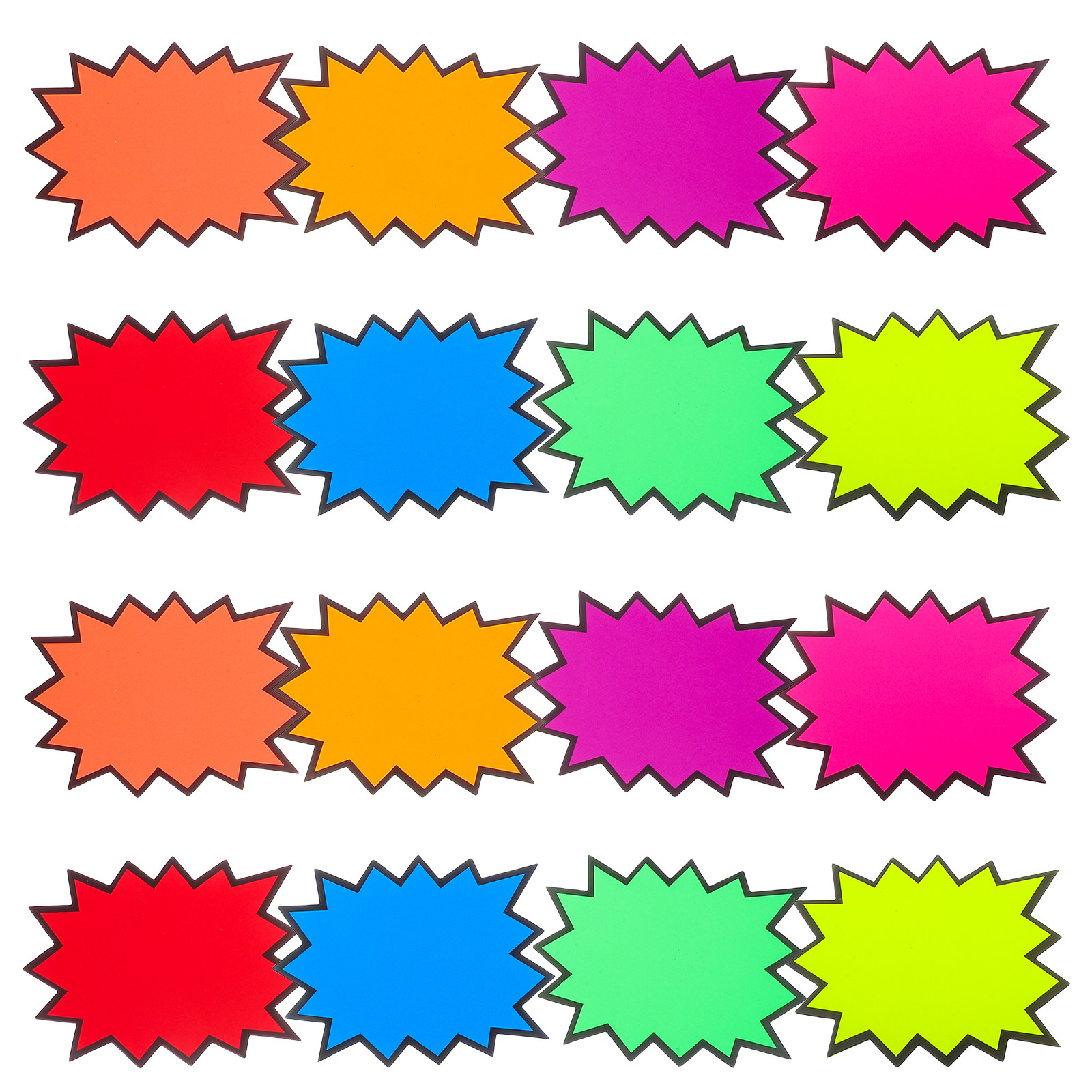 80Pcs Vibrant 8-Color Fluoresc - Yard Sign Blank のレビューと価格