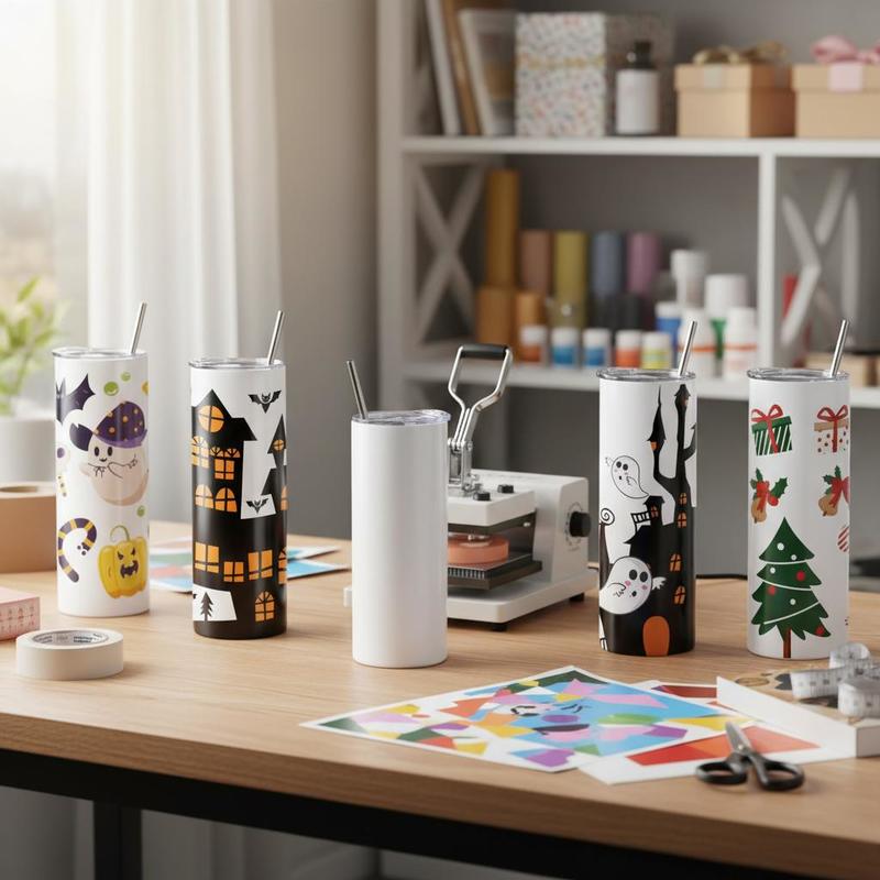 16 Pack Sublimation Insulated  - Tumbler 20Oz White のレビューと価格