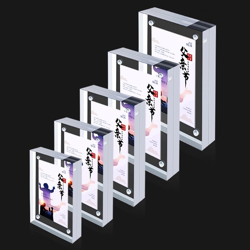 90x55mm Magnetic Acrylic Price - Photo Acrylic Block のレビューと価格