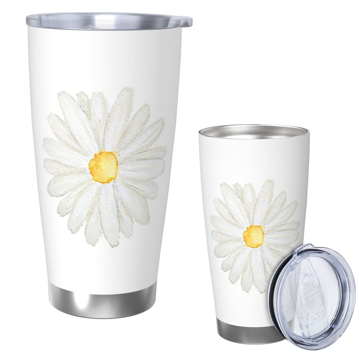 Hand Painted One Little White  - Tumbler 20Oz White のレビューと価格
