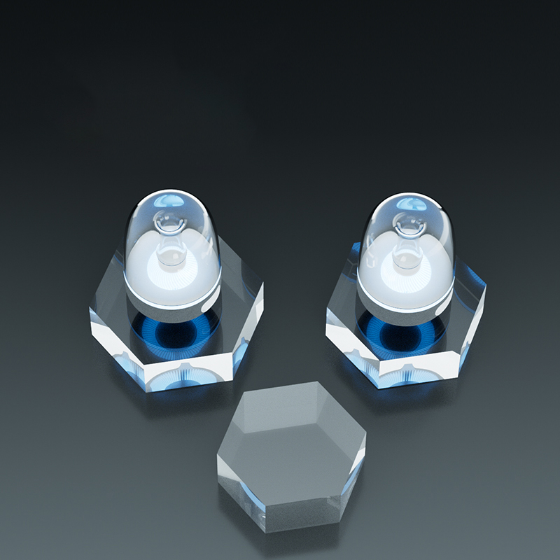 Clear Polished Hexagonal Acryl - Photo Acrylic Block のレビューと価格