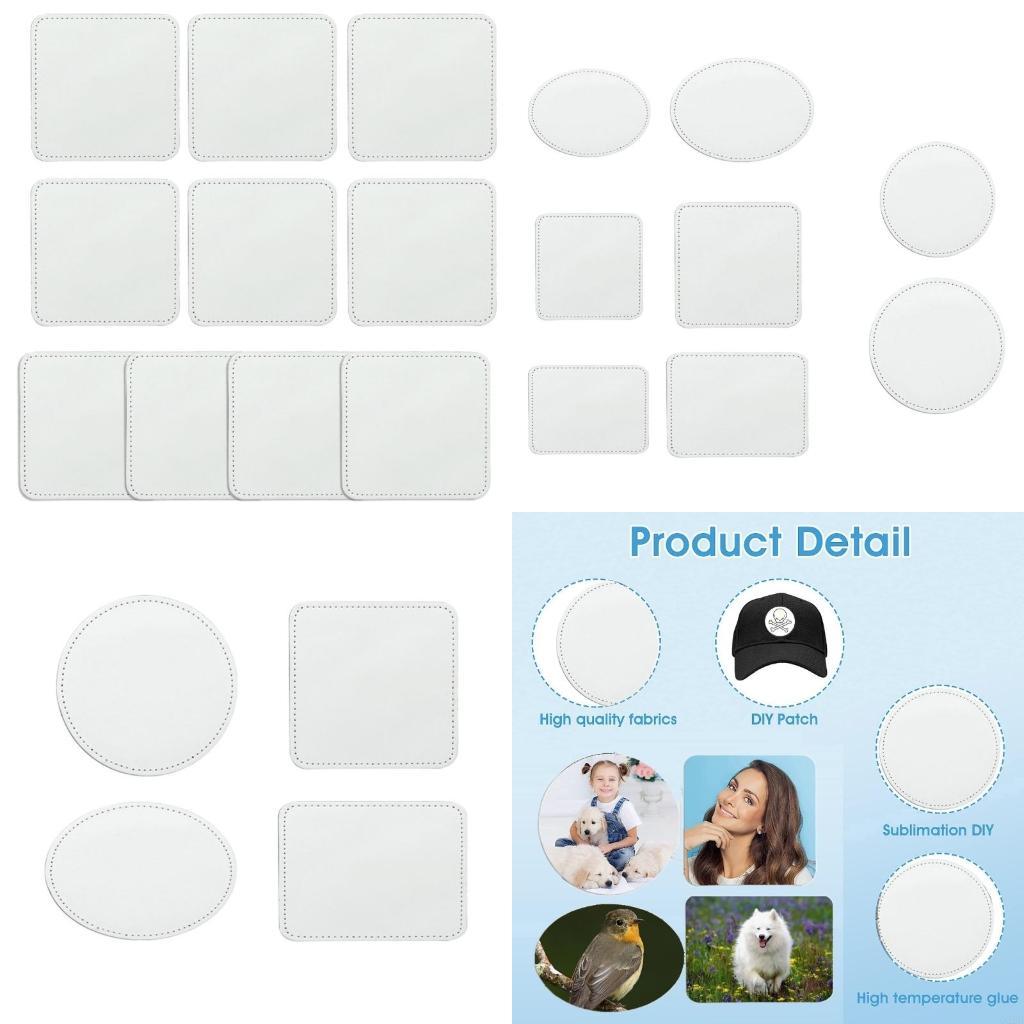 Q22B 10 Pcs Blank Leather Hat  - Hat Sublimation Blank のレビューと価格