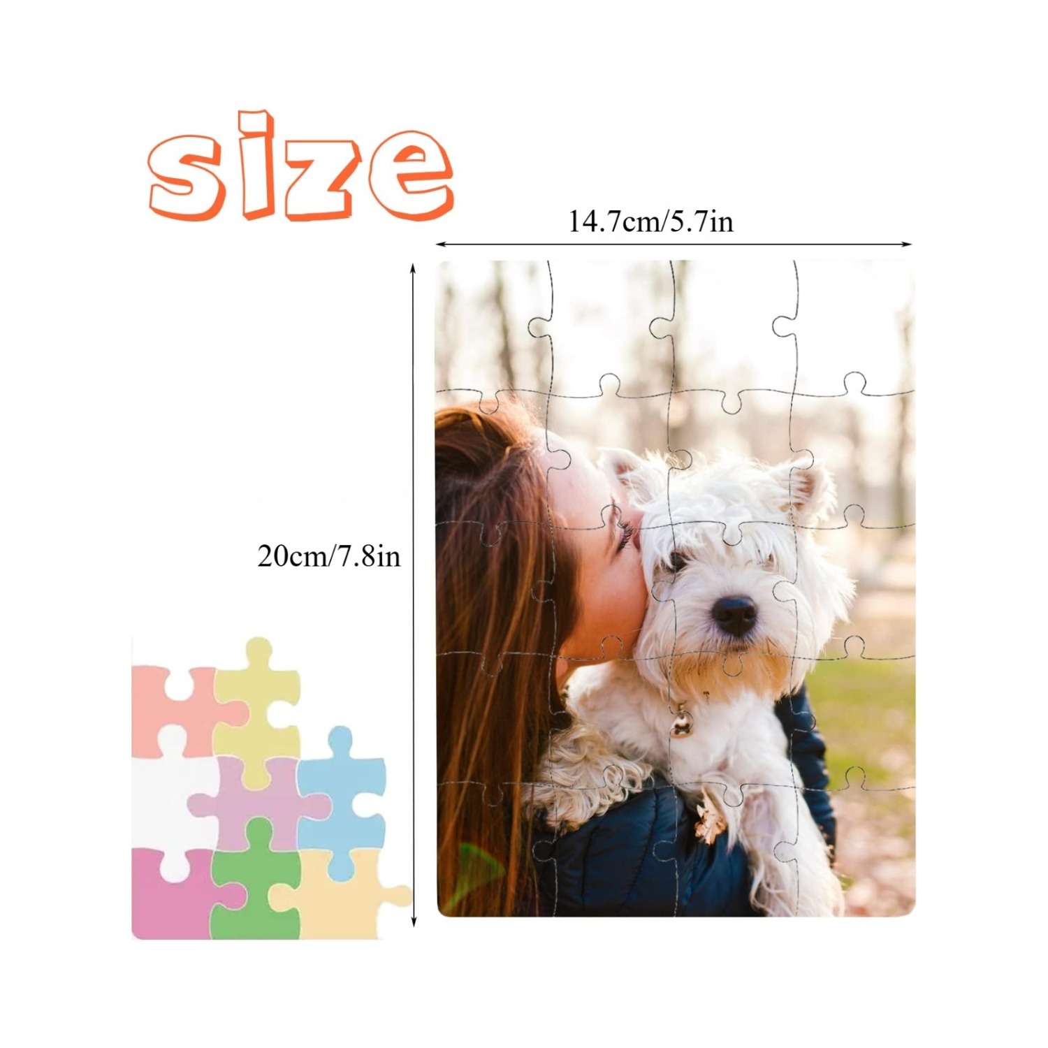 6pcs Blank Sublimation Puzzles - Puzzle Blank White のレビューと価格