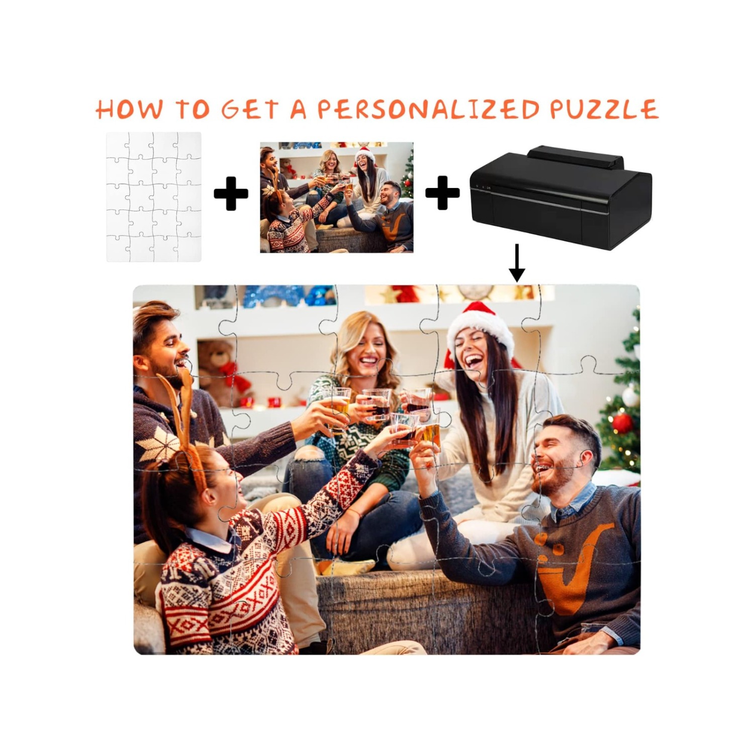 6pcs Blank Sublimation Puzzles - Puzzle Blank White のレビューと価格