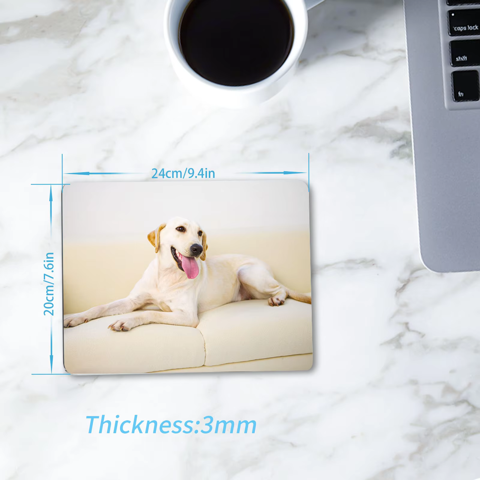 1 Pc Sublimation Mouse Pad Bla - Mouse Pad Blank Sublimation のレビューと価格