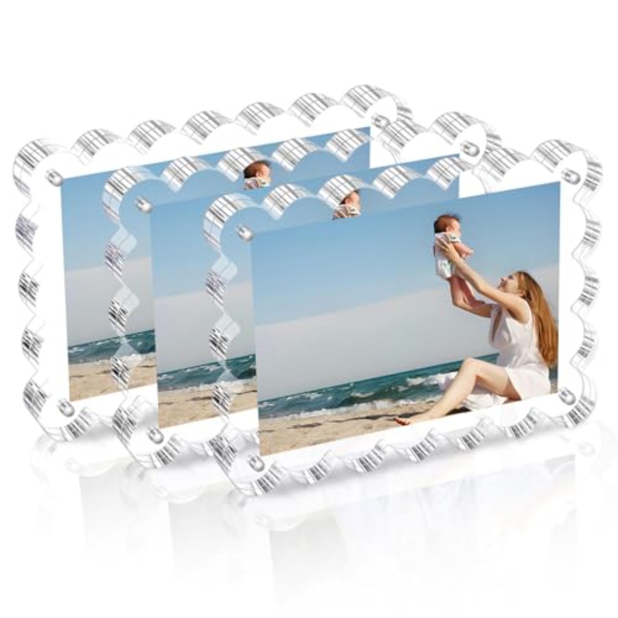 3 Pack Acrylic Picture Frame.  - Photo Acrylic Block のレビューと価格