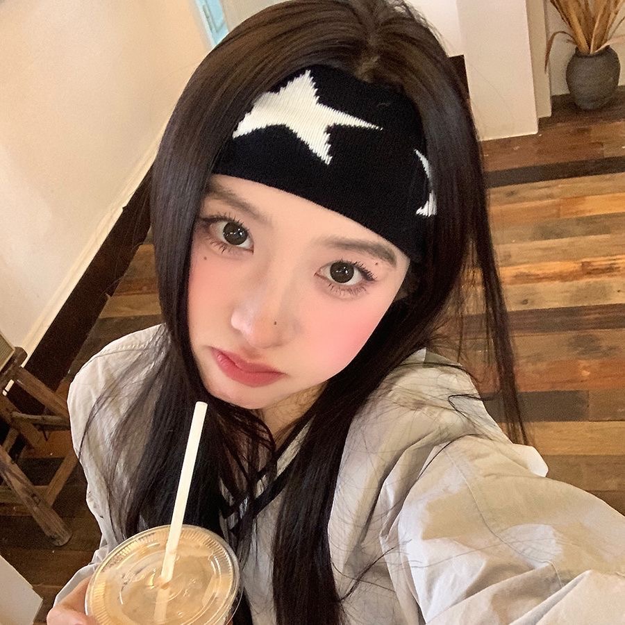 Star Embroidery Sports Headban - Bandana Blank White のレビューと価格