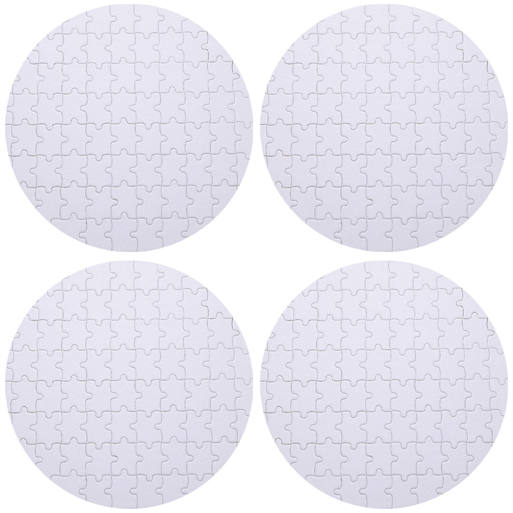 4Pcs Heat Transfer Sublimation - Puzzle Blank White のレビューと価格