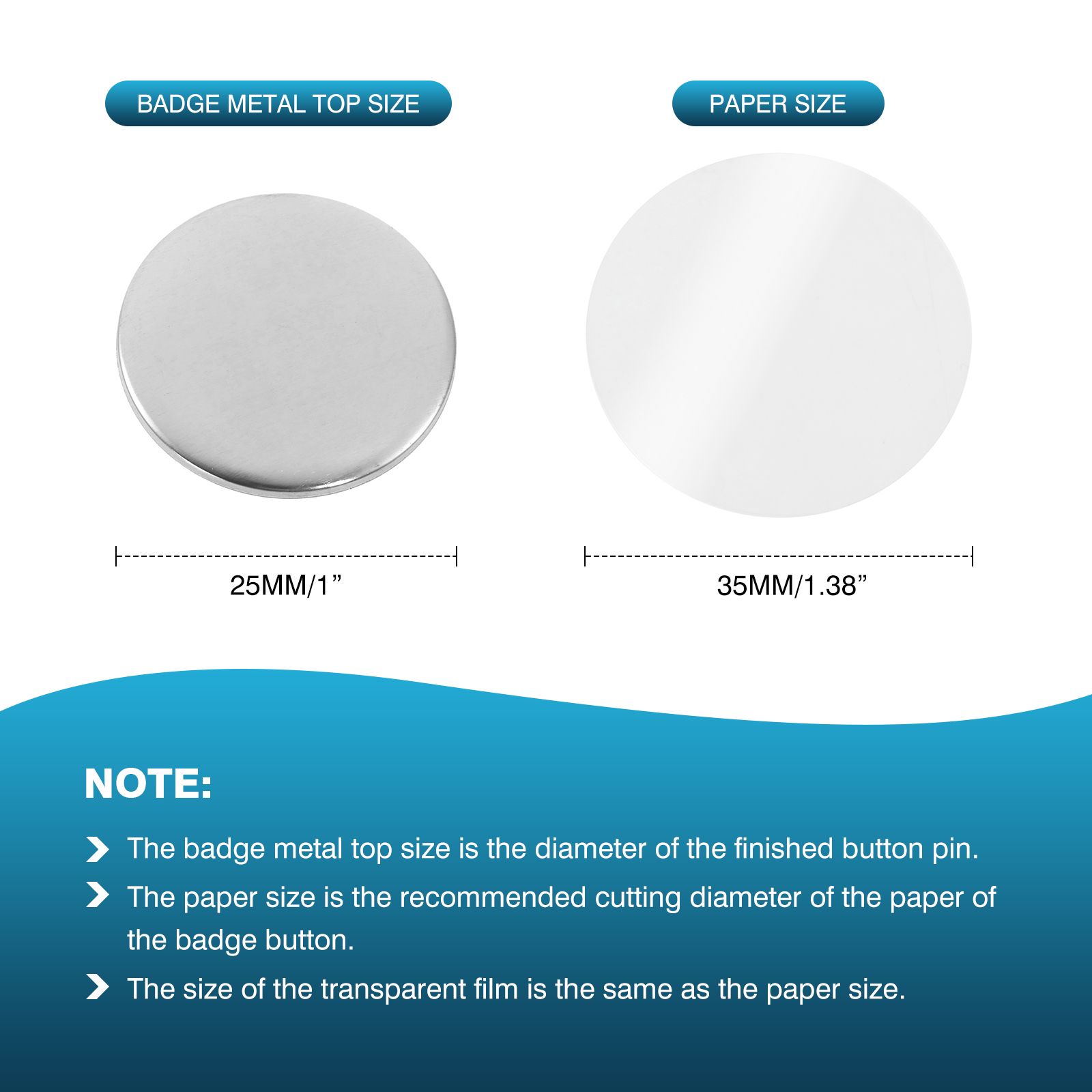100Pcs Mini DIY Round Mirror M - Button Badge Blank のレビューと価格