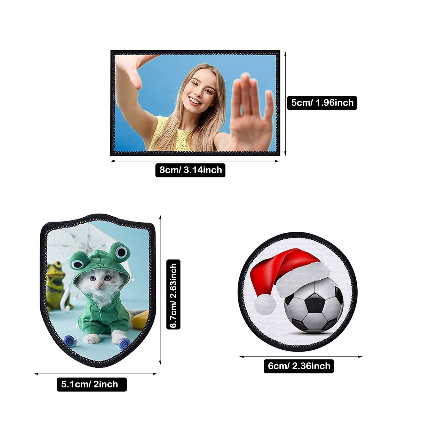30Pc Sublimation Patches Fabri - Hat Sublimation Blank のレビューと価格