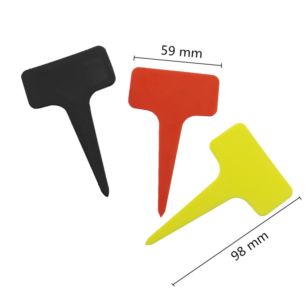 DIY Plastic T-Type Plant Label - Yard Sign Blank のレビューと価格