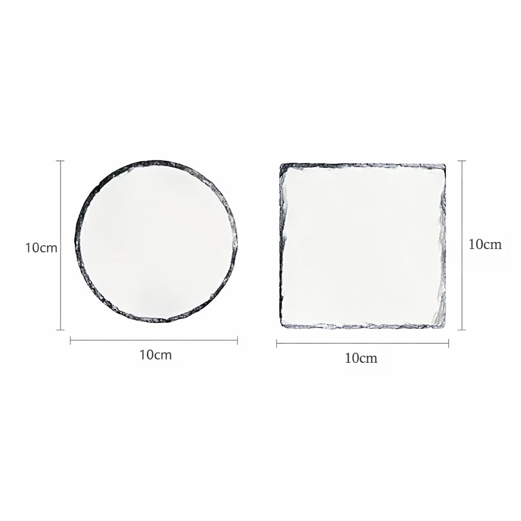Round Sublimation Slate Coaste - Coaster Sublimation Blank のレビューと価格