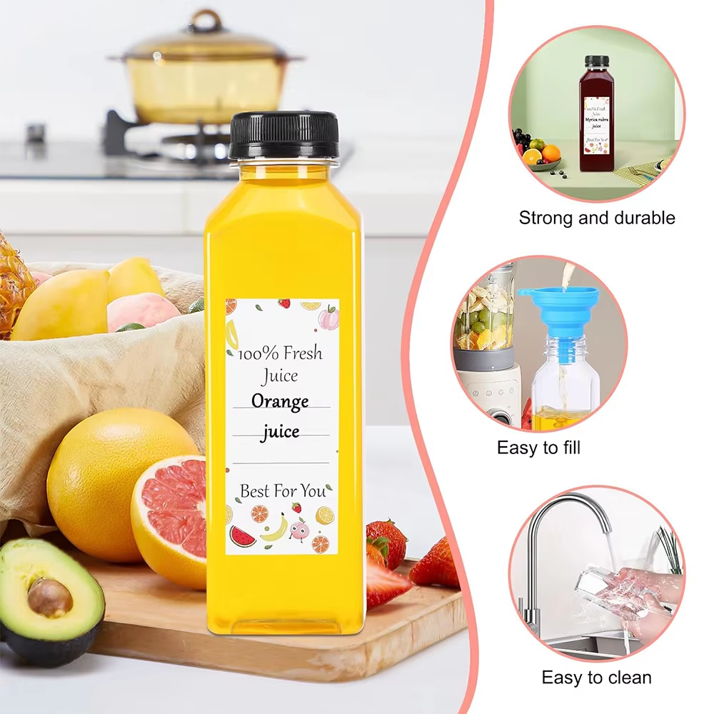 500ML Juice Bottles with Caps  - Water Bottle Blank のレビューと価格