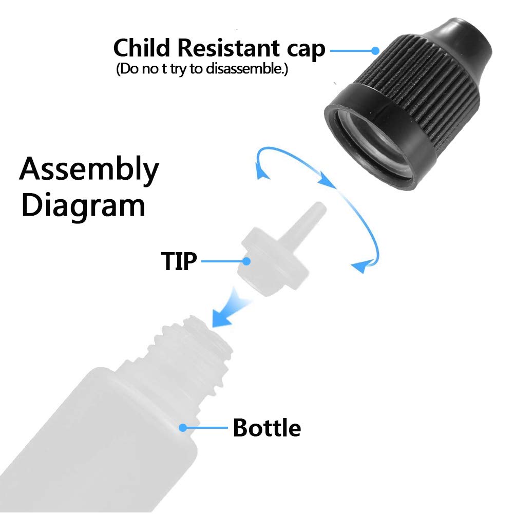 5Pcs 3ml-120ml LDPE Empty Plas - Water Bottle Blank のレビューと価格