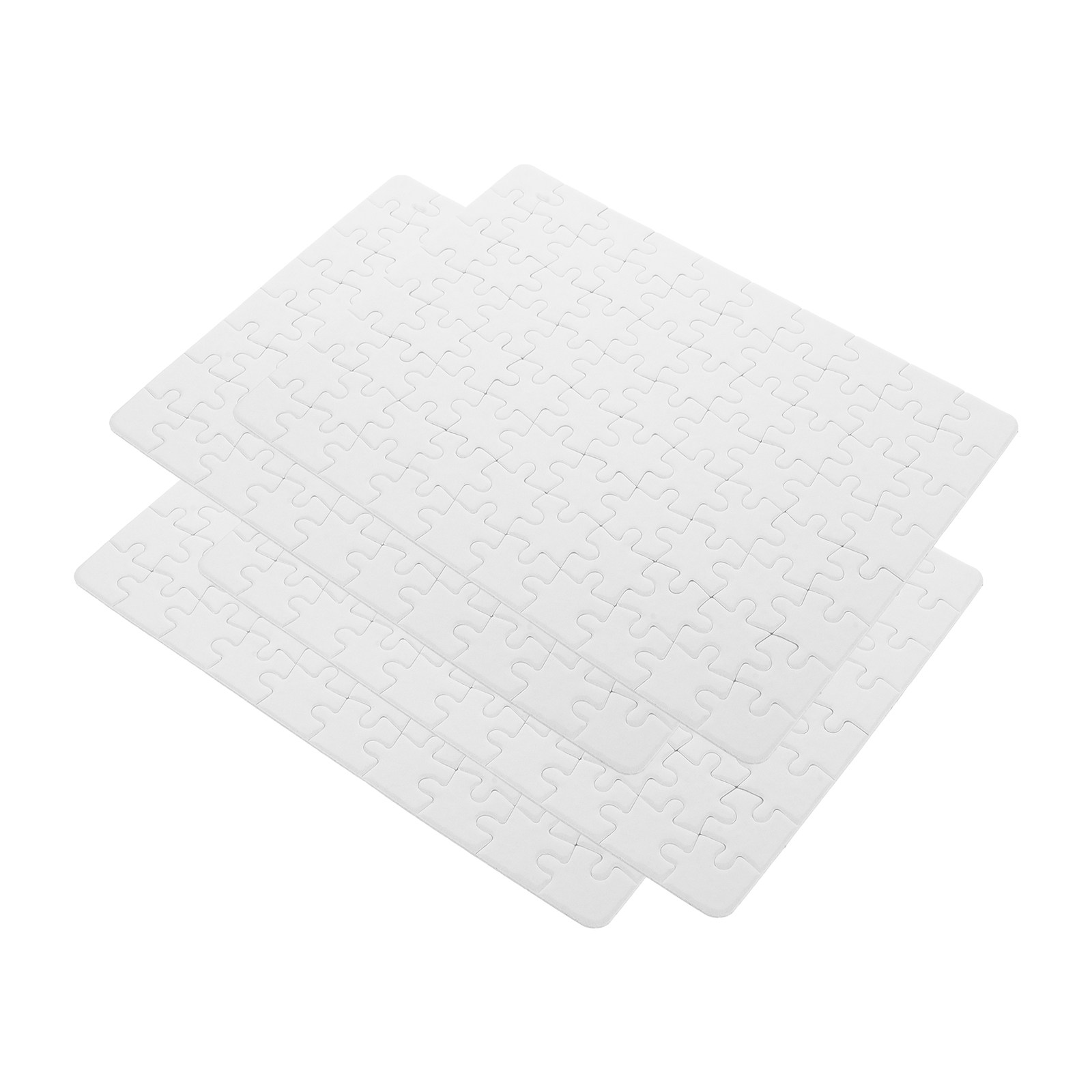 4 Sheets Blank Puzzle Pieces C - Puzzle Blank White のレビューと価格