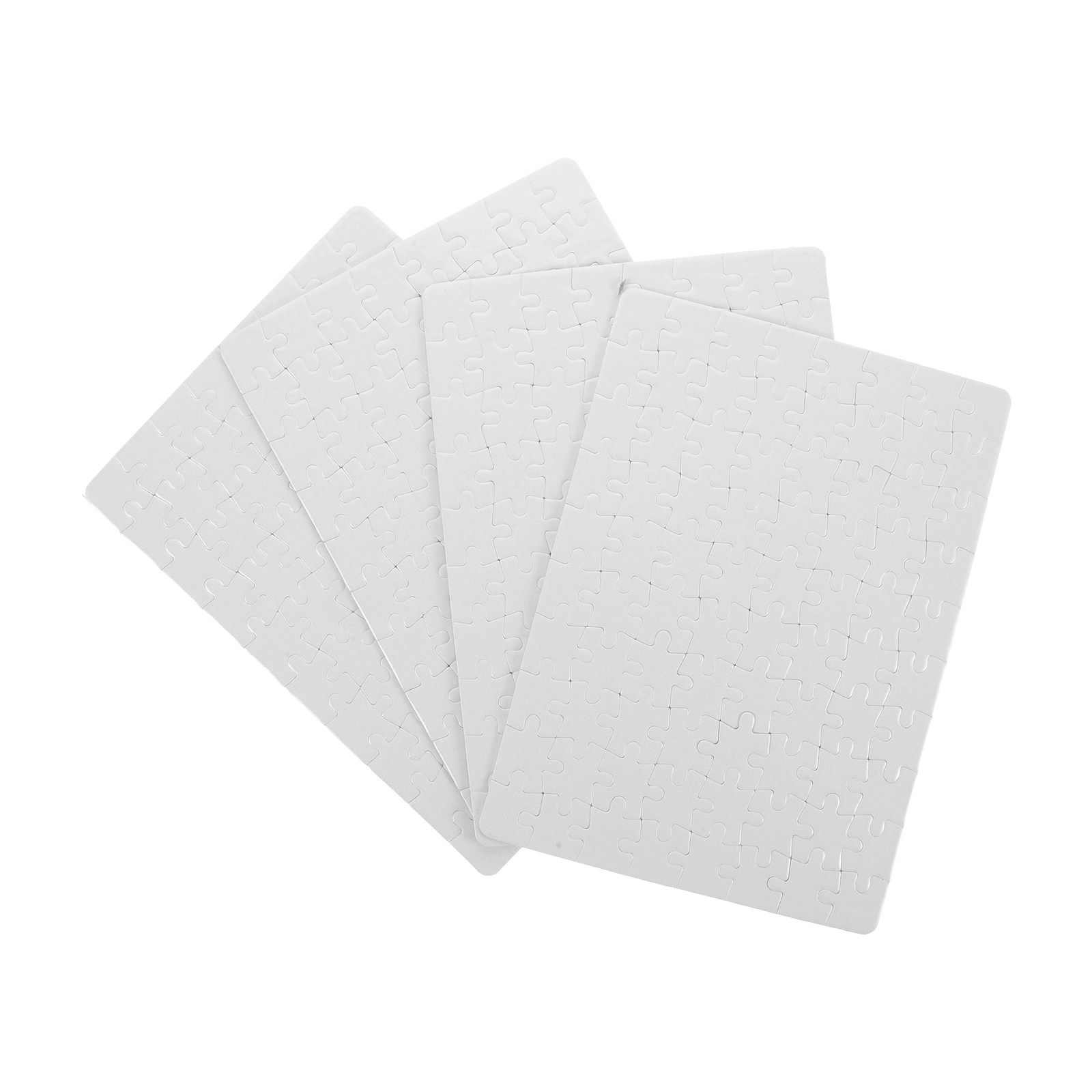 4 Sheets Blank Puzzle Pieces C - Puzzle Blank White のレビューと価格