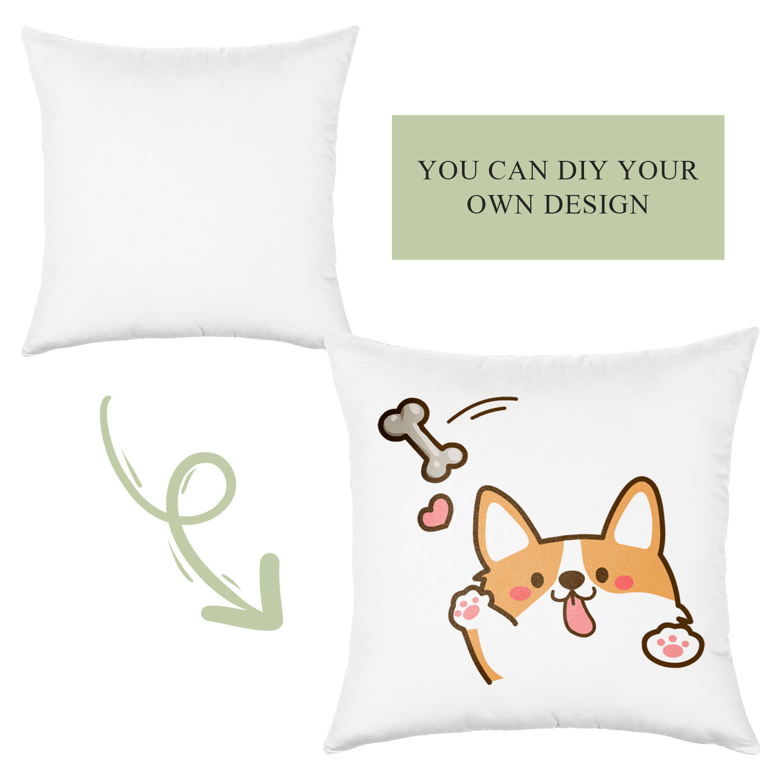 4Pcs Sublimation Pillow Cover  - Pillow Cover Sublimation のレビューと価格
