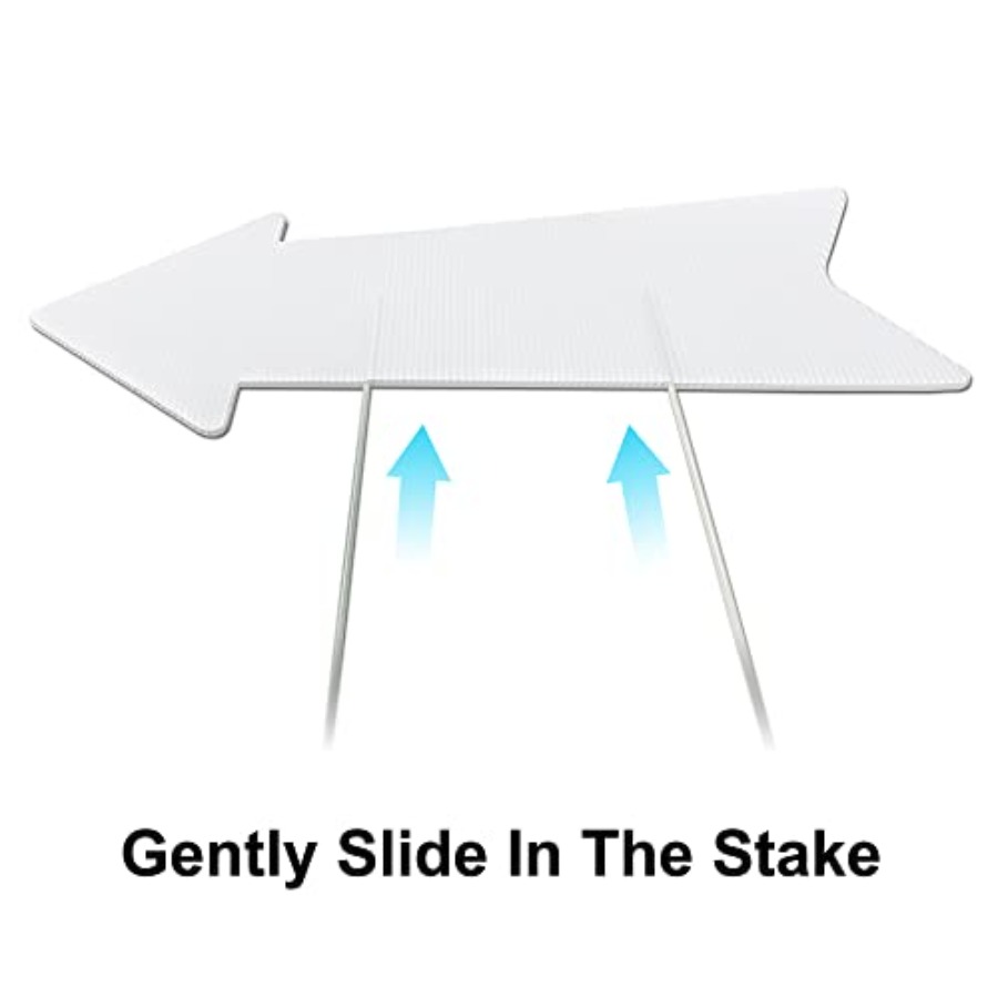 Blank Arrow Signs with Stakes  - Yard Sign Blank のレビューと価格