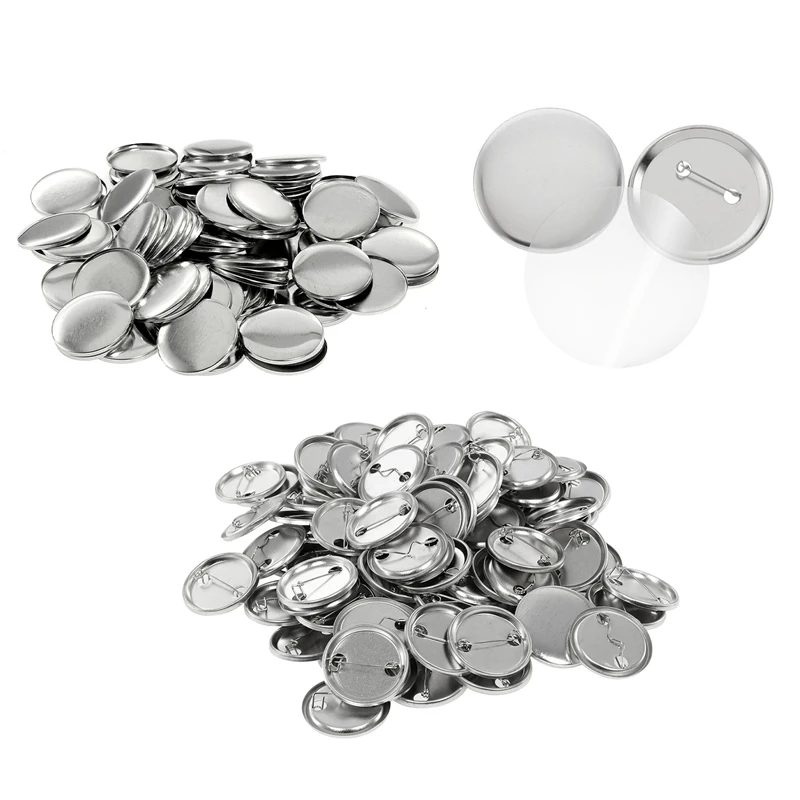 100Set Blank Badge Pin Button  - Button Badge Blank のレビューと価格
