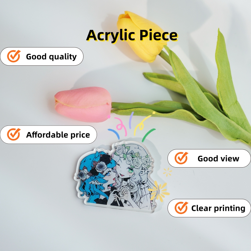 1pc Custom Double-Layer Acryli - Photo Acrylic Block のレビューと価格