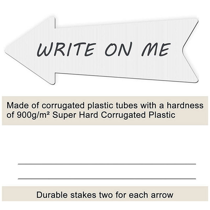 B50C Directional Arrows Signs  - Yard Sign Blank のレビューと価格