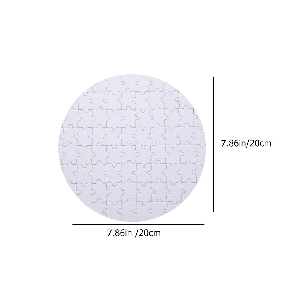 4Pcs Blank Sublimation Puzzles - Puzzle Blank White のレビューと価格