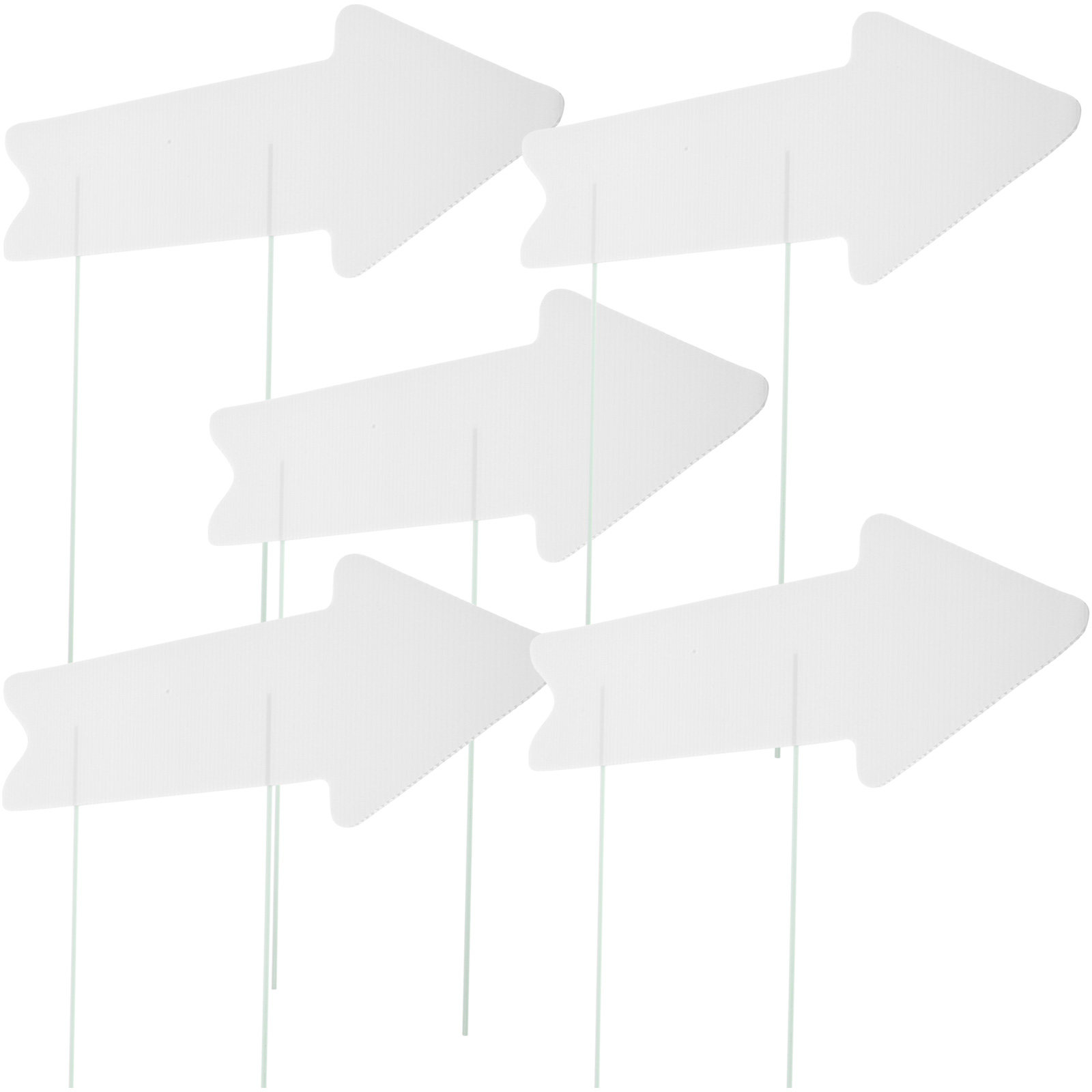5Pcs Blank Yard Signs Plastic  - Yard Sign Blank のレビューと価格