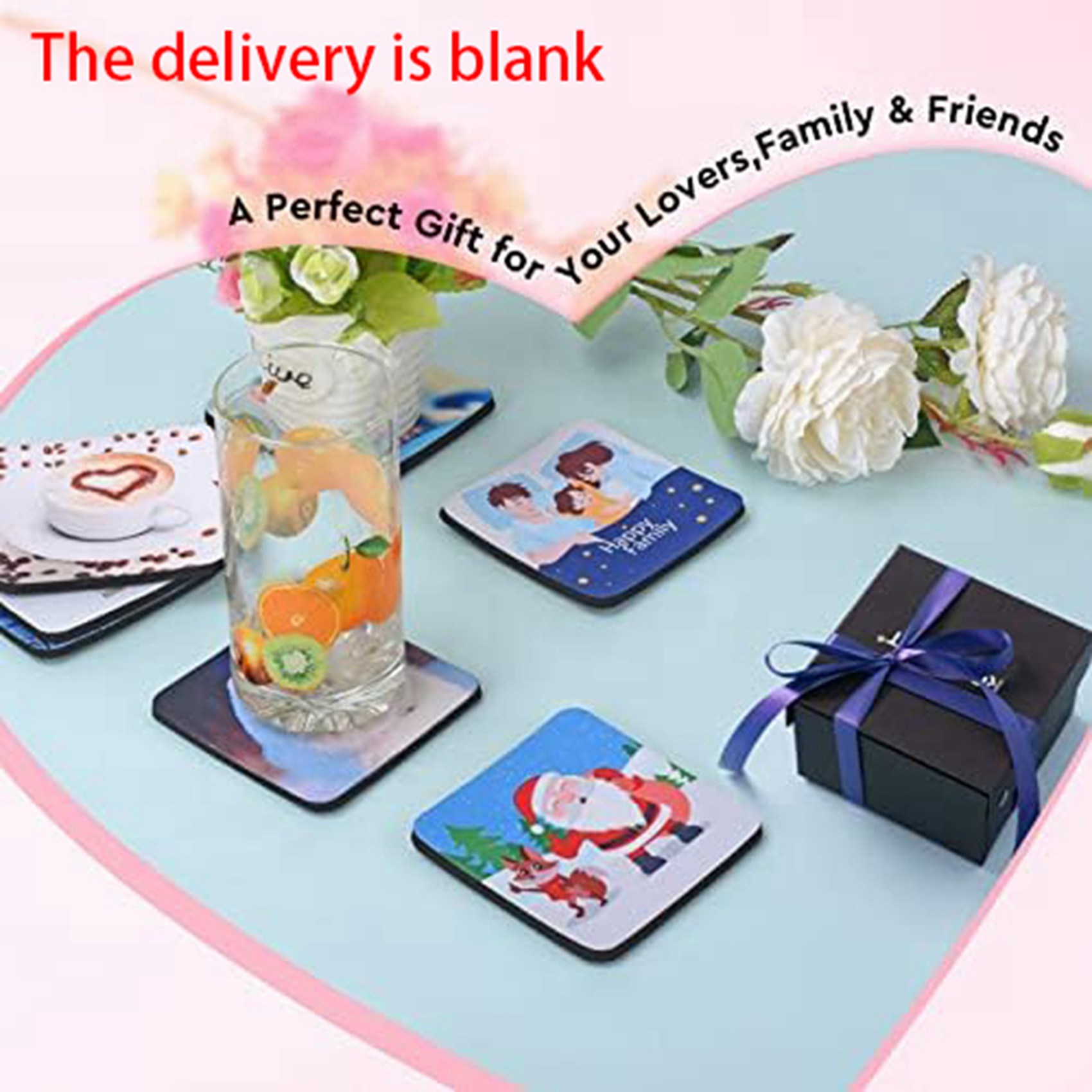 【LAST CHANCE】40PCS Square Subl - Coaster Sublimation Blank のレビューと価格