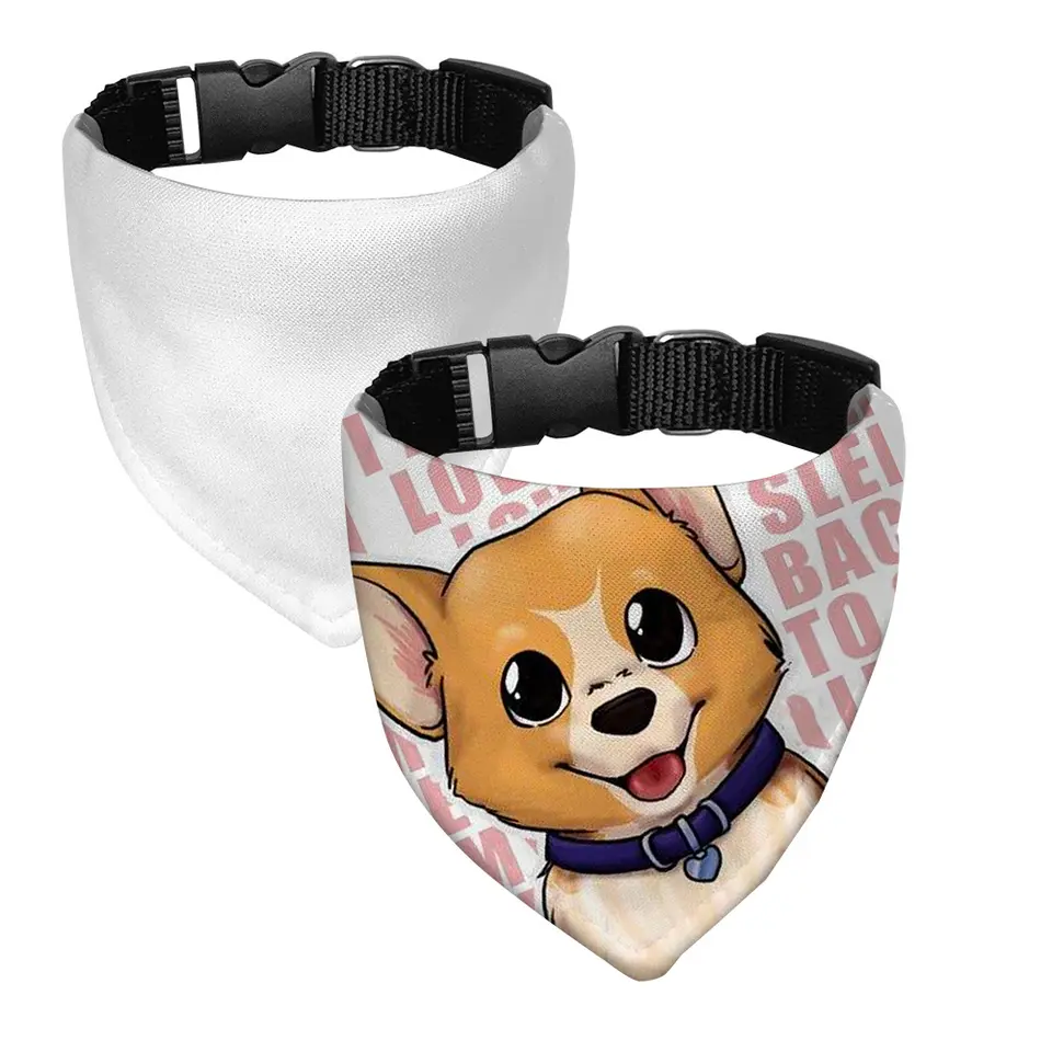 Sublimation White Blank Dog Pe - Bandana Blank White のレビューと価格