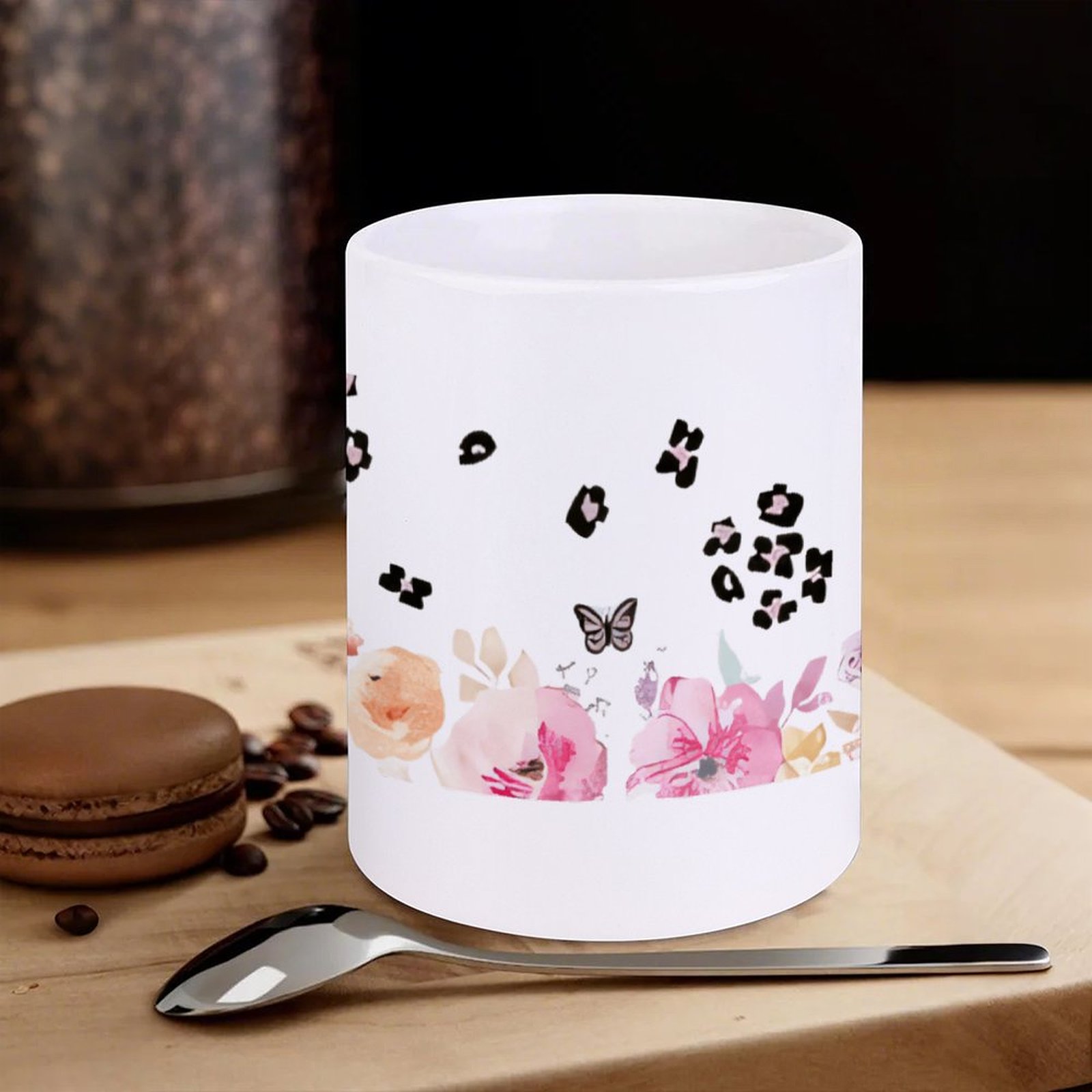 A Watercolor Painting Of Flowe - Sublimation Mug White のレビューと価格