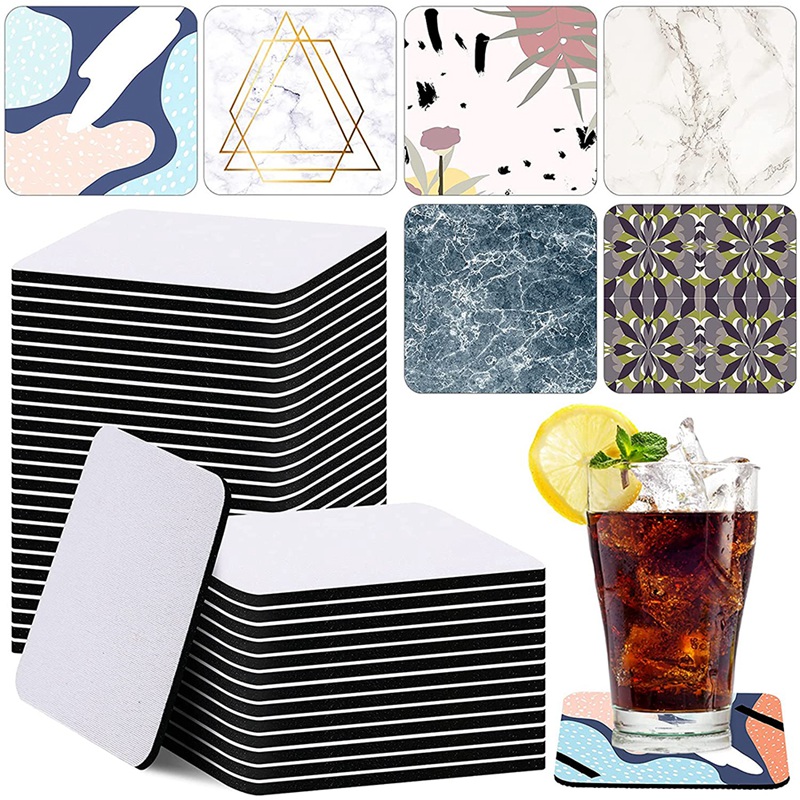 35 Pieces Square Sublimation C - Coaster Sublimation Blank のレビューと価格