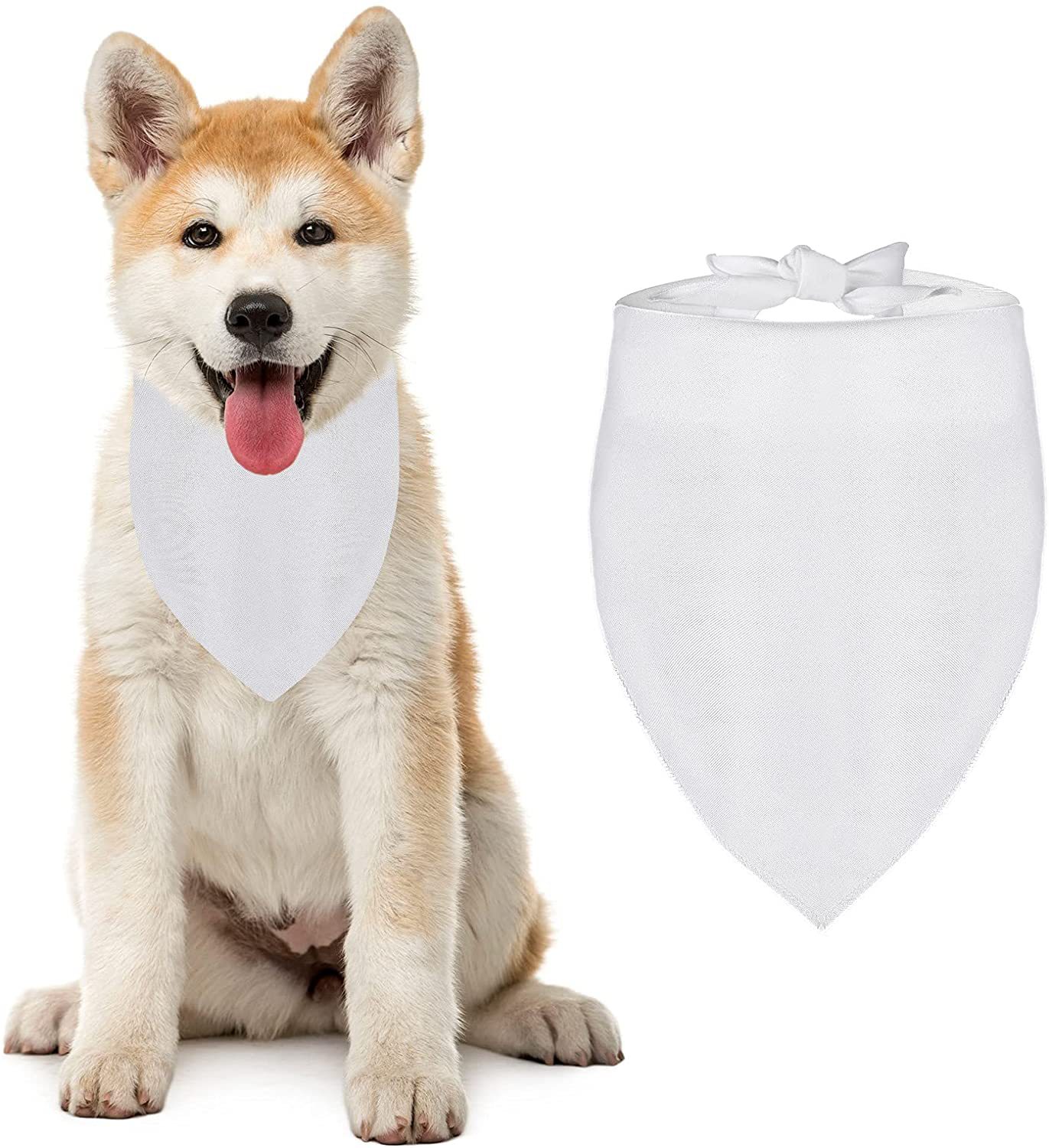 100 Pieces Sublimation Blank D - Bandana Blank White のレビューと価格