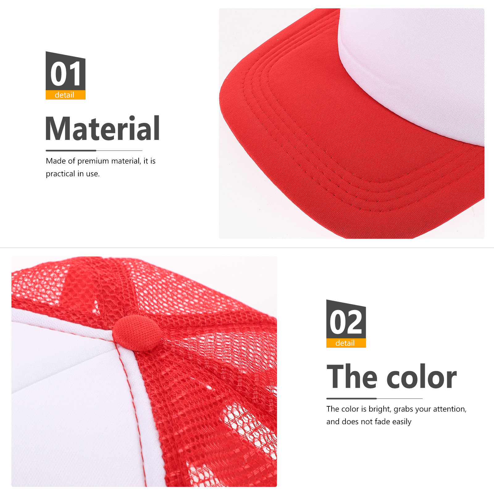 10Pcs Blank Mesh Baseball Hat  - Hat Sublimation Blank のレビューと価格