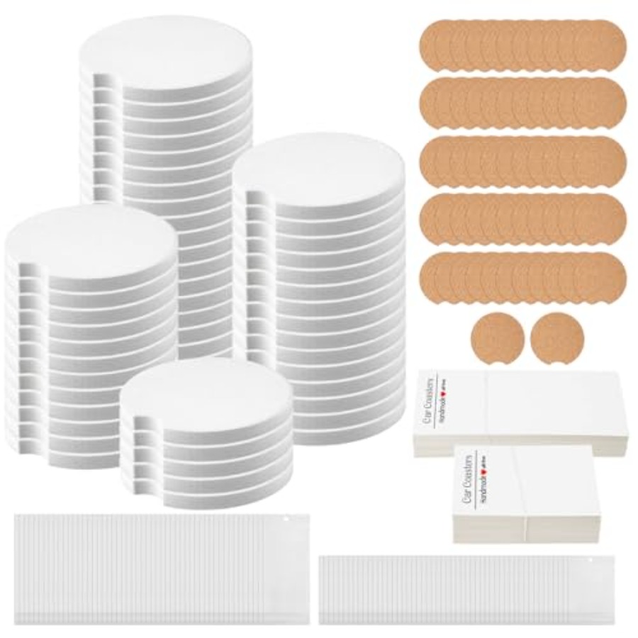 312 Pcs Ceramic Car Coasters 2 - Coaster Sublimation Blank のレビューと価格
