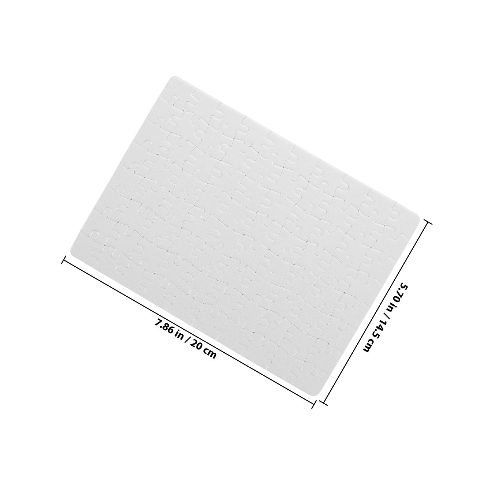 4 Sheets Blank Jigsaw Puzzle B - Puzzle Blank White のレビューと価格