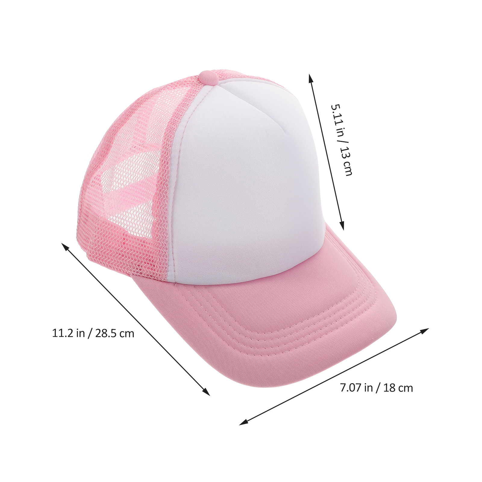 10Pcs Blank Mesh Baseball Caps - Hat Sublimation Blank のレビューと価格